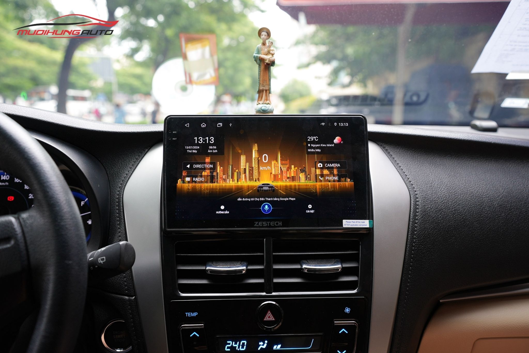 Lắp Màn Hình Zestech Z18 360 Cho Xe Toyota Yaris 2020
