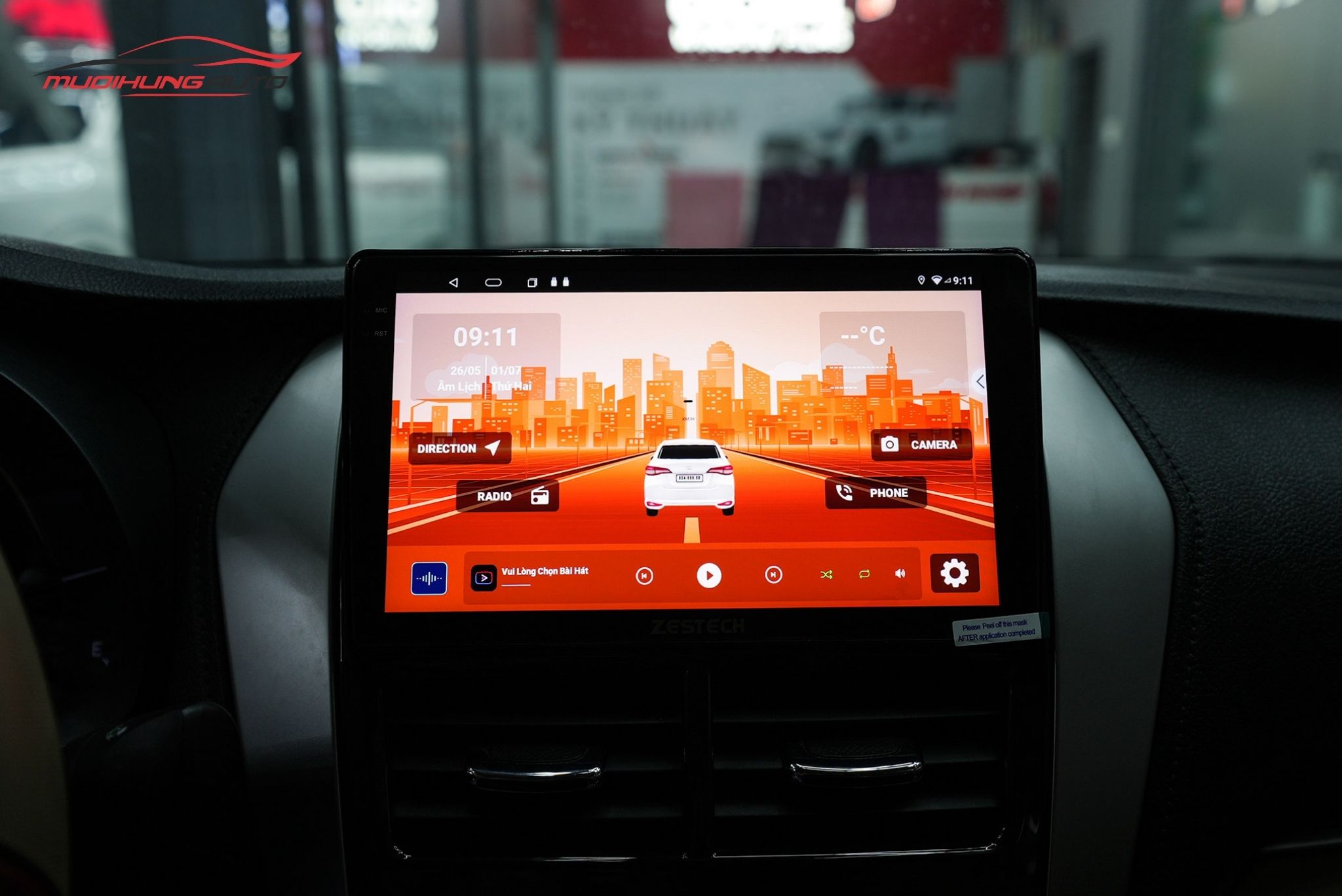 Lắp Màn Hình Zestech Z18 Cho Xe Toyota Vios 2019