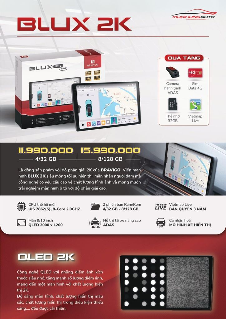 Màn hình&nbsp;Bravigo Blux 2K