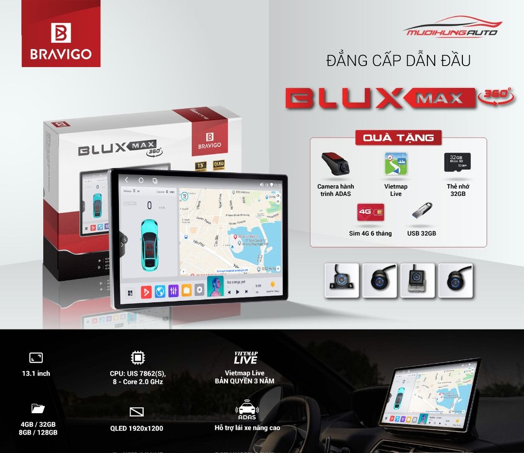 Màn hình Bravigo Blux Max 360