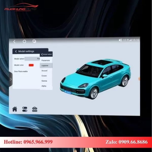 Màn hình Bravigo Blux Mazda có giao diện MineUI thông minh