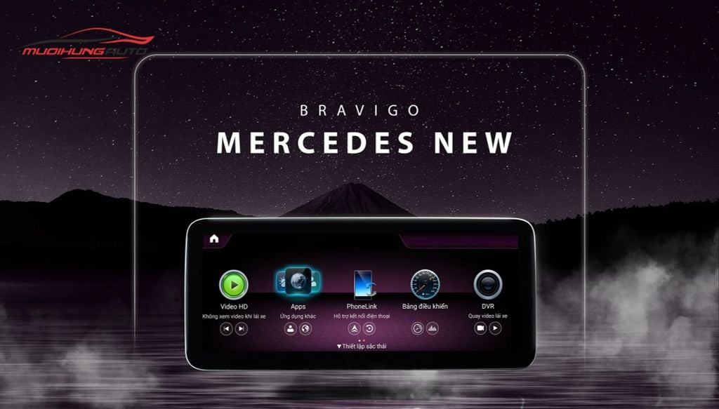 Màn hình Bravigo Mercedes New