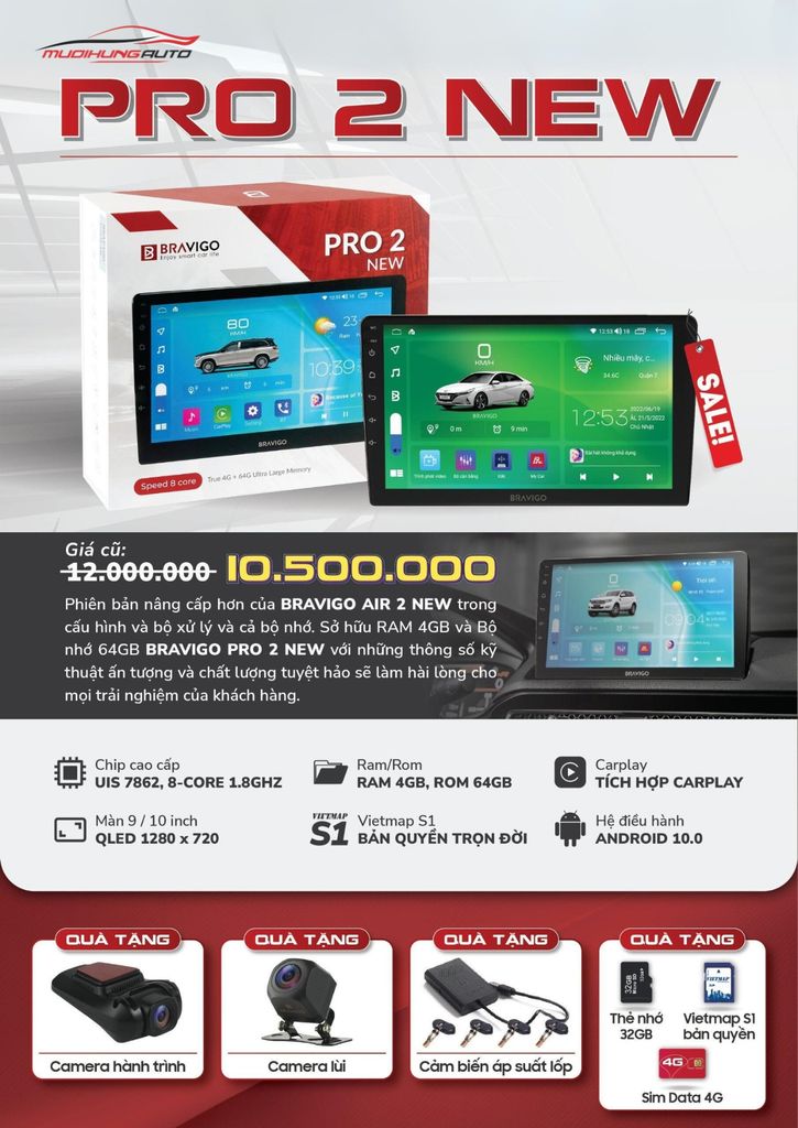 Màn hình Bravigo PRO 2 New