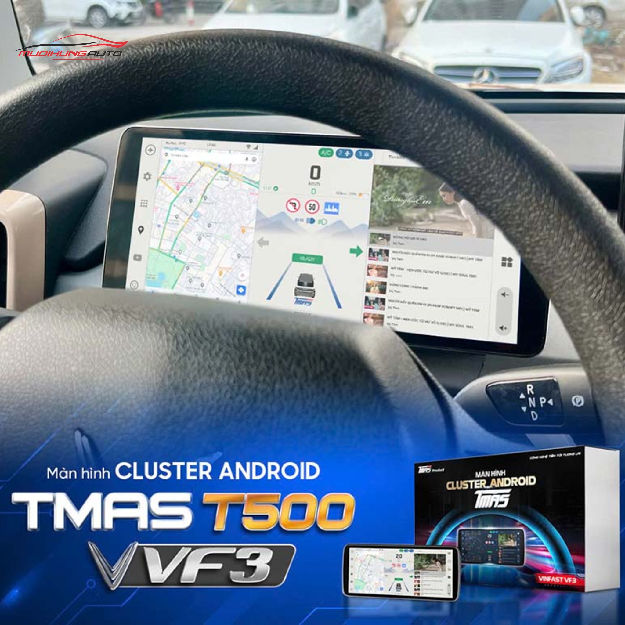 Màn hình Cluster VF3 Safeview T500