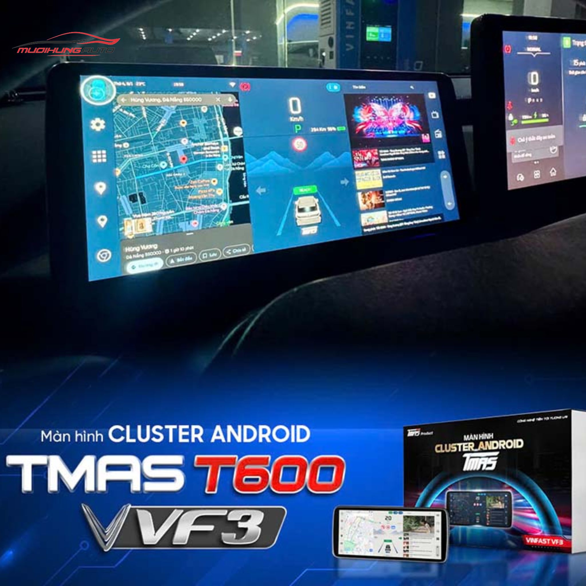 Màn hình Cluster VF3 Safeview T600