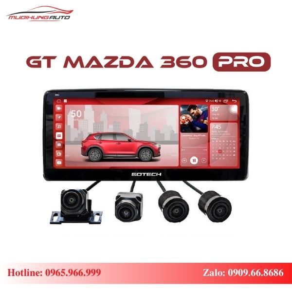 Màn hình Android Gotech GT Mazda 360 Pro