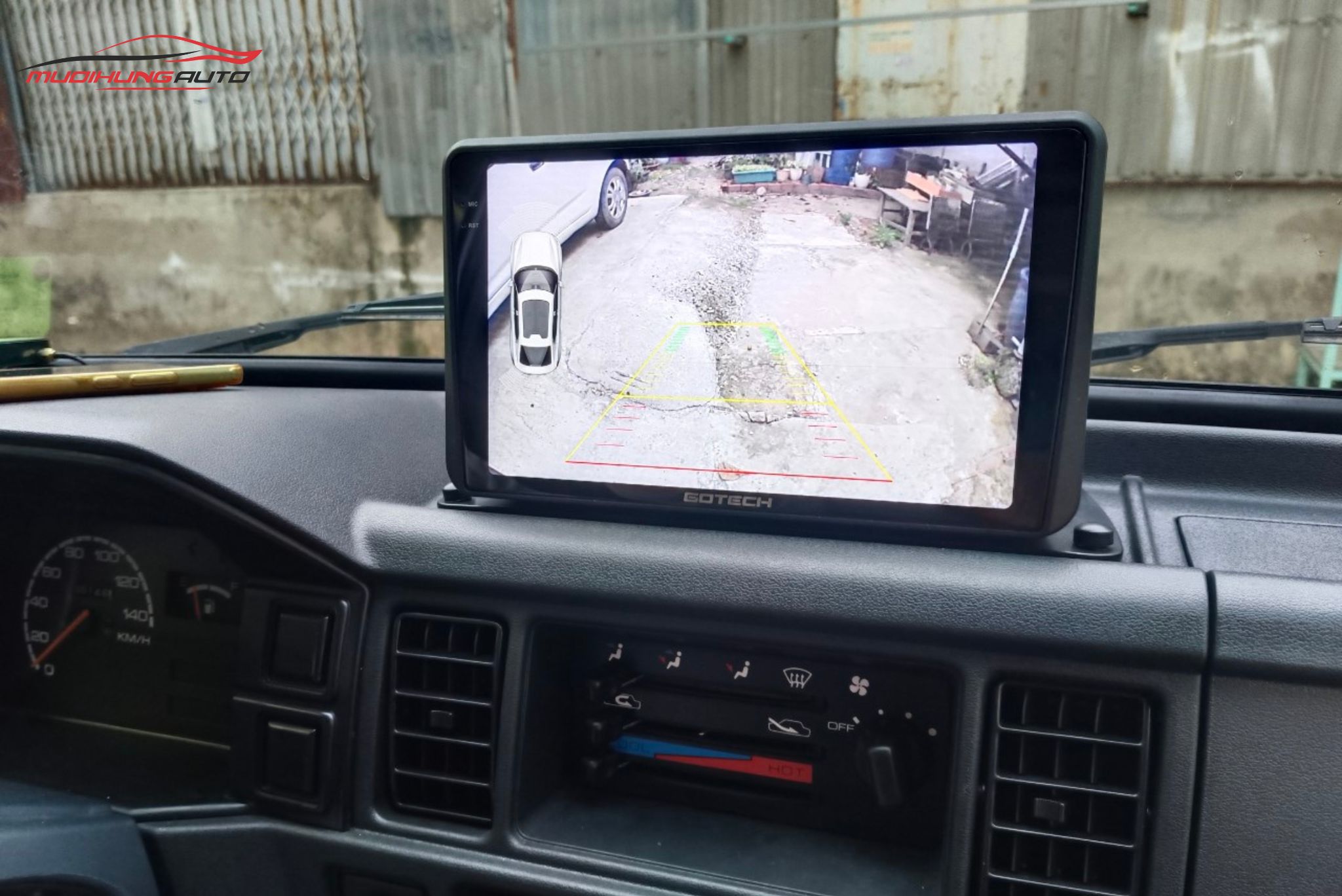 Lắp Màn Hình Gotech GT2K Cho Xe Ô Tô Suzuki Super Carry Blind Van