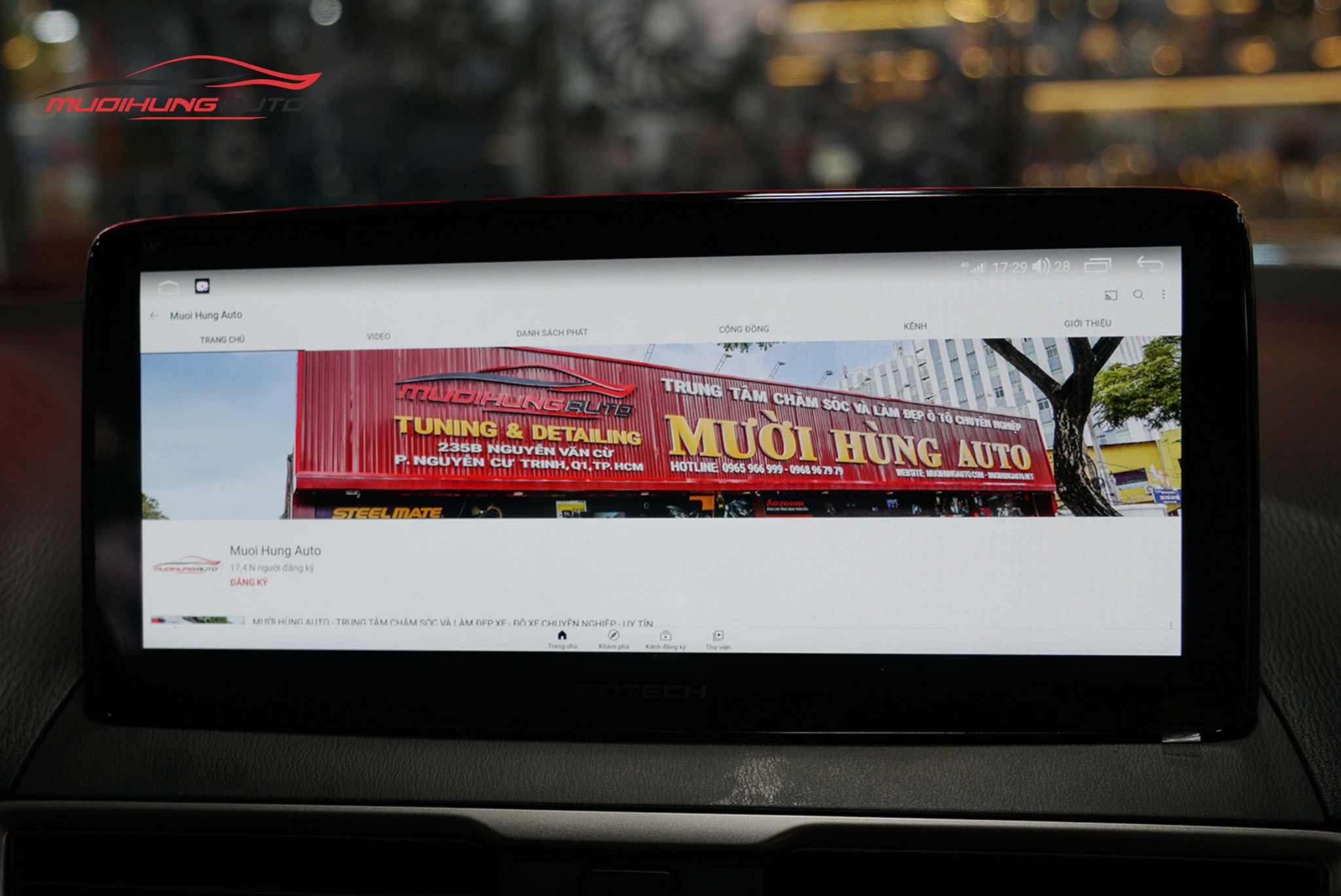 Màn hình Gotech Mazda 2 2022