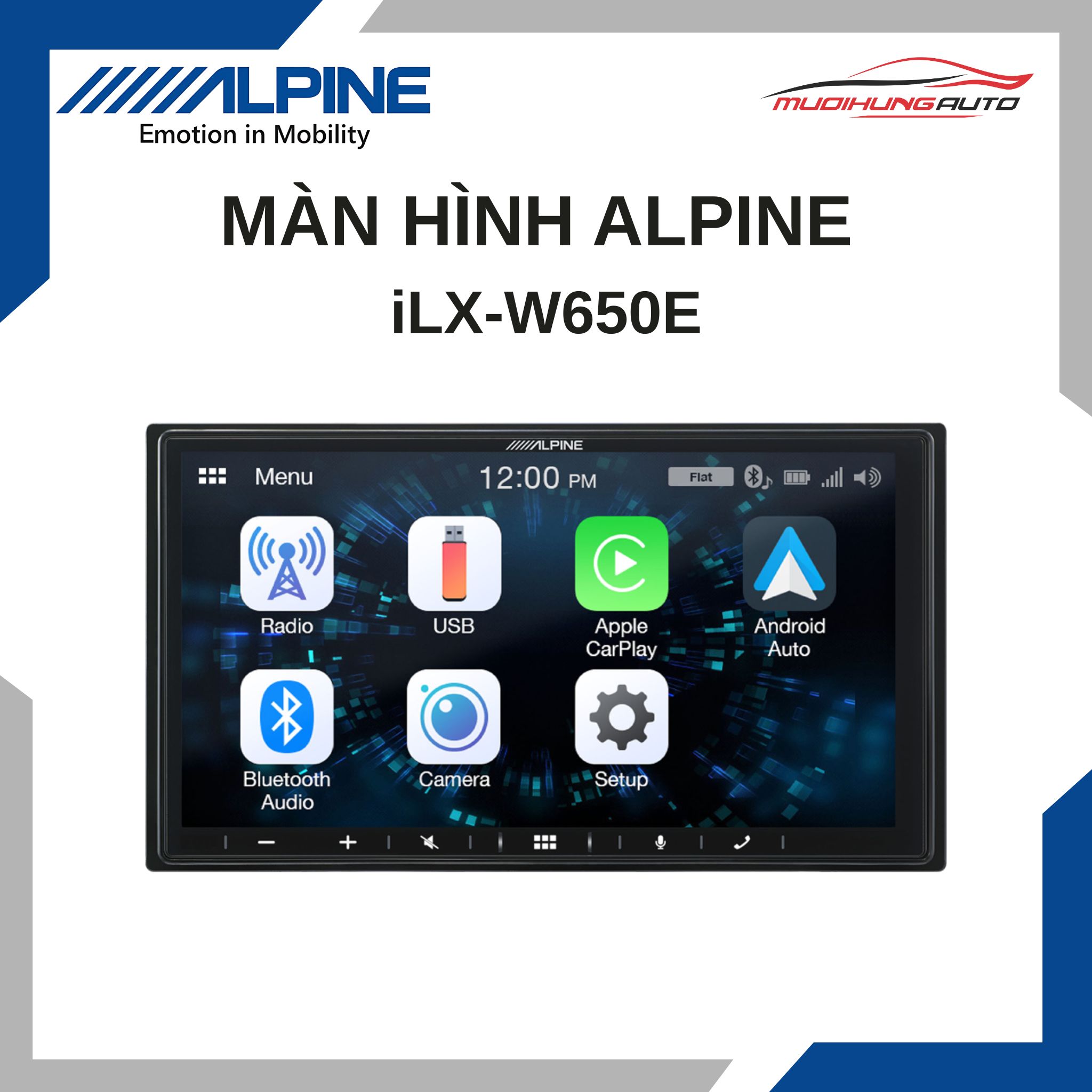 Màn hình ô tô Alpine iLX-W650E