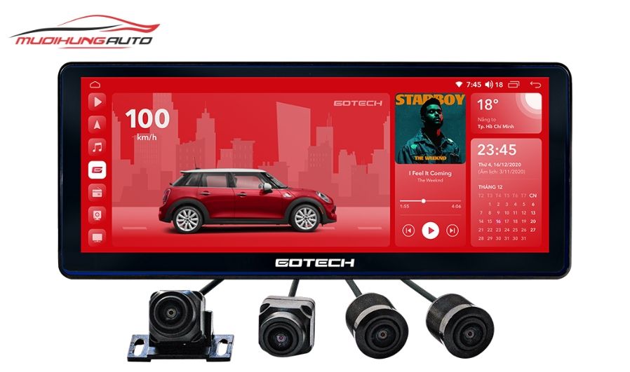 Màn hình ô tô Gotech GT12.3I 360