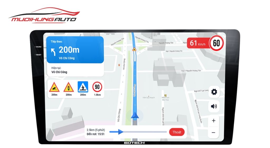 Màn hình ô tô Gotech GT2K Max