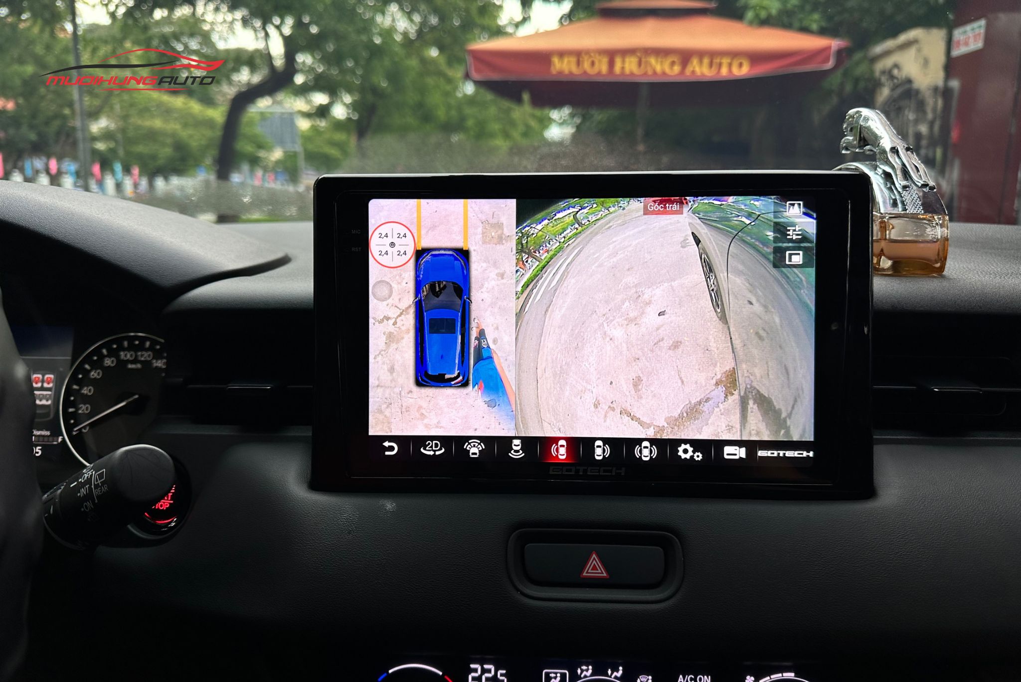 Lắp Màn Hình Gotech GT2K Cho Xe Ô Tô Honda HRV 2023