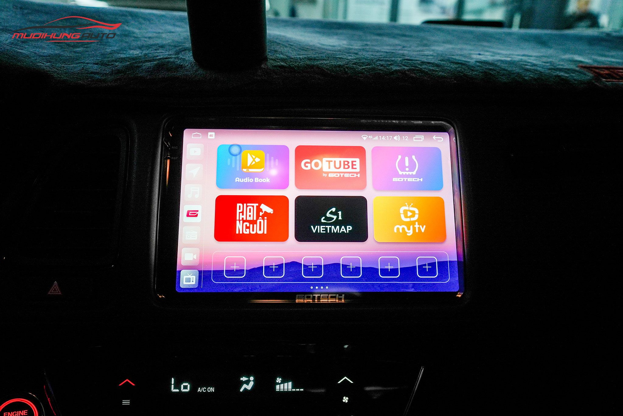 Lắp Màn Hình Gotech GT2K Cho Xe Ô Tô Honda HR-V 2019