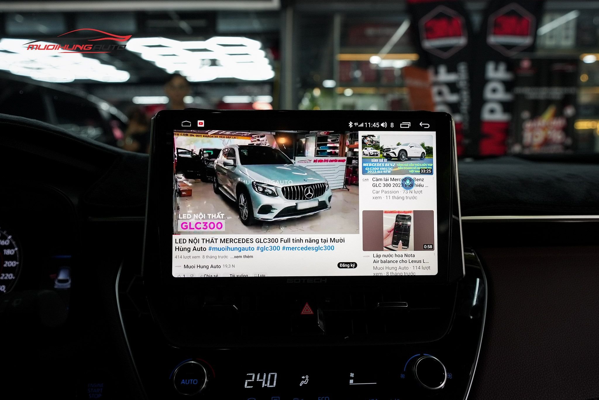 Lắp Màn Hình Gotech GT2K Cho Xe Ô Tô Toyota Corolla Cross 2022