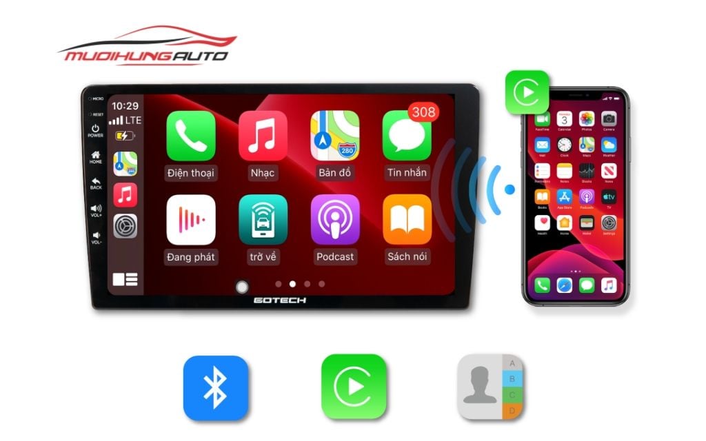 Màn hình ô tô Gotech GT360 Max