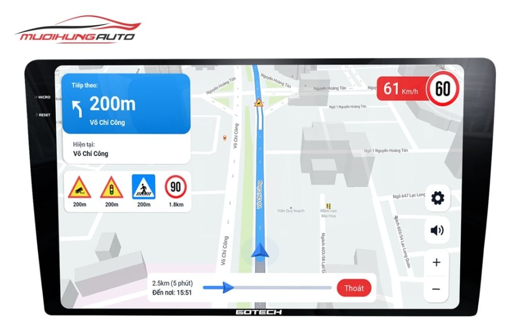 Màn hình ô tô GT2K 360