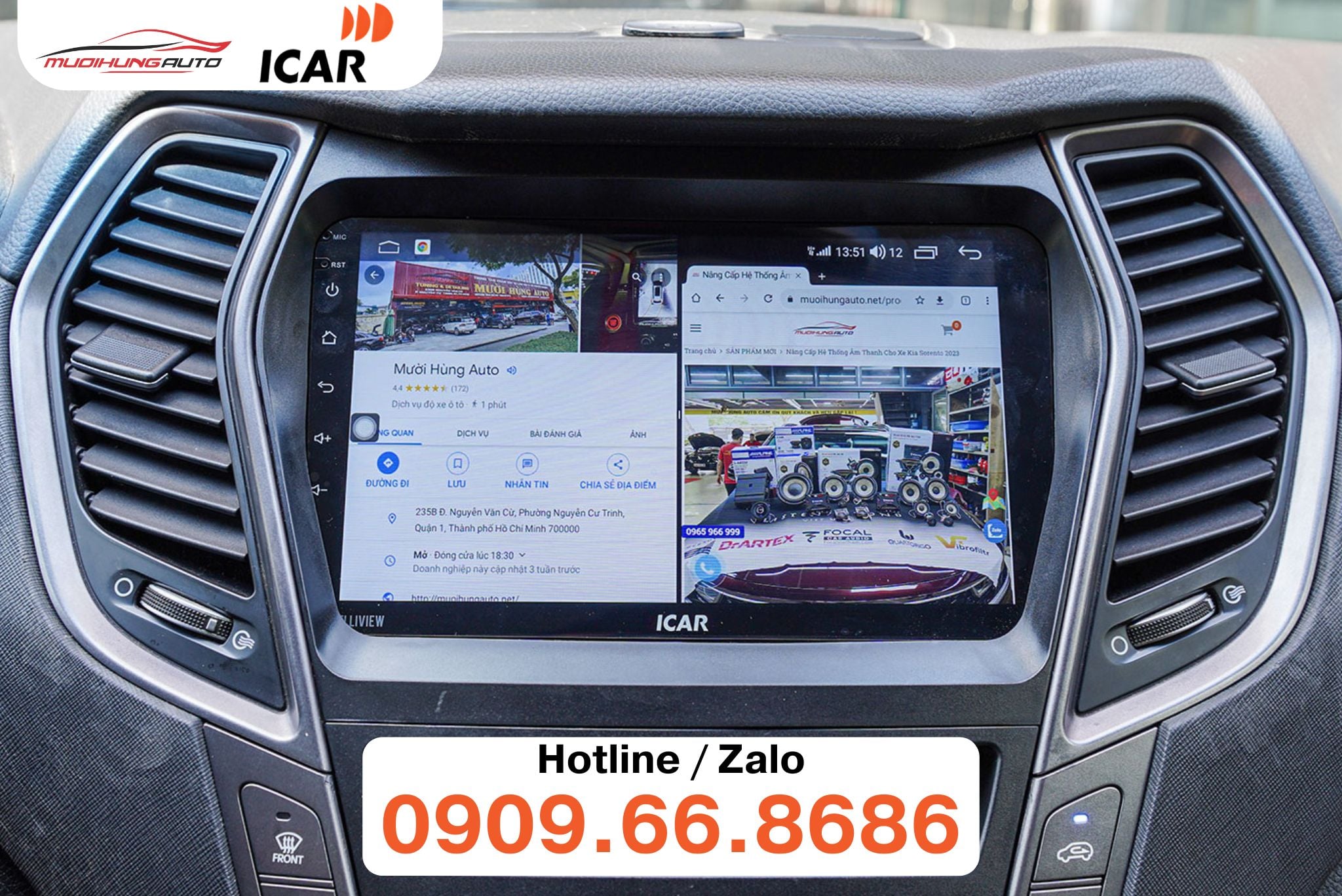 Màn hình ô tô ICAR Elliview UE 2K