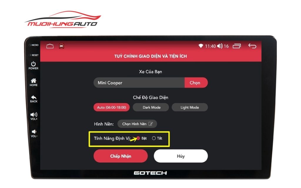 Màn hình ô tô thông minh Gotech GT360 Max