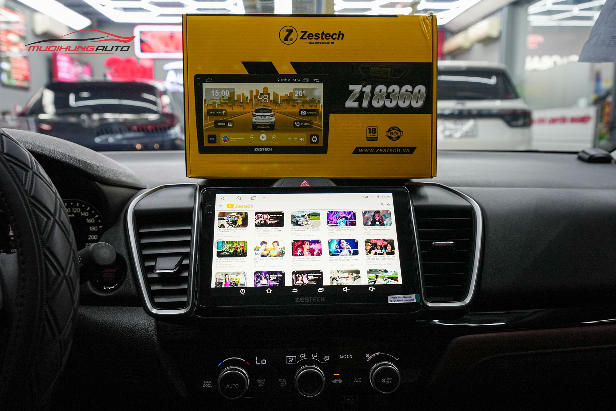 Lắp Màn Hình Zestech Z18 360 Cho Xe Honda City L 2024