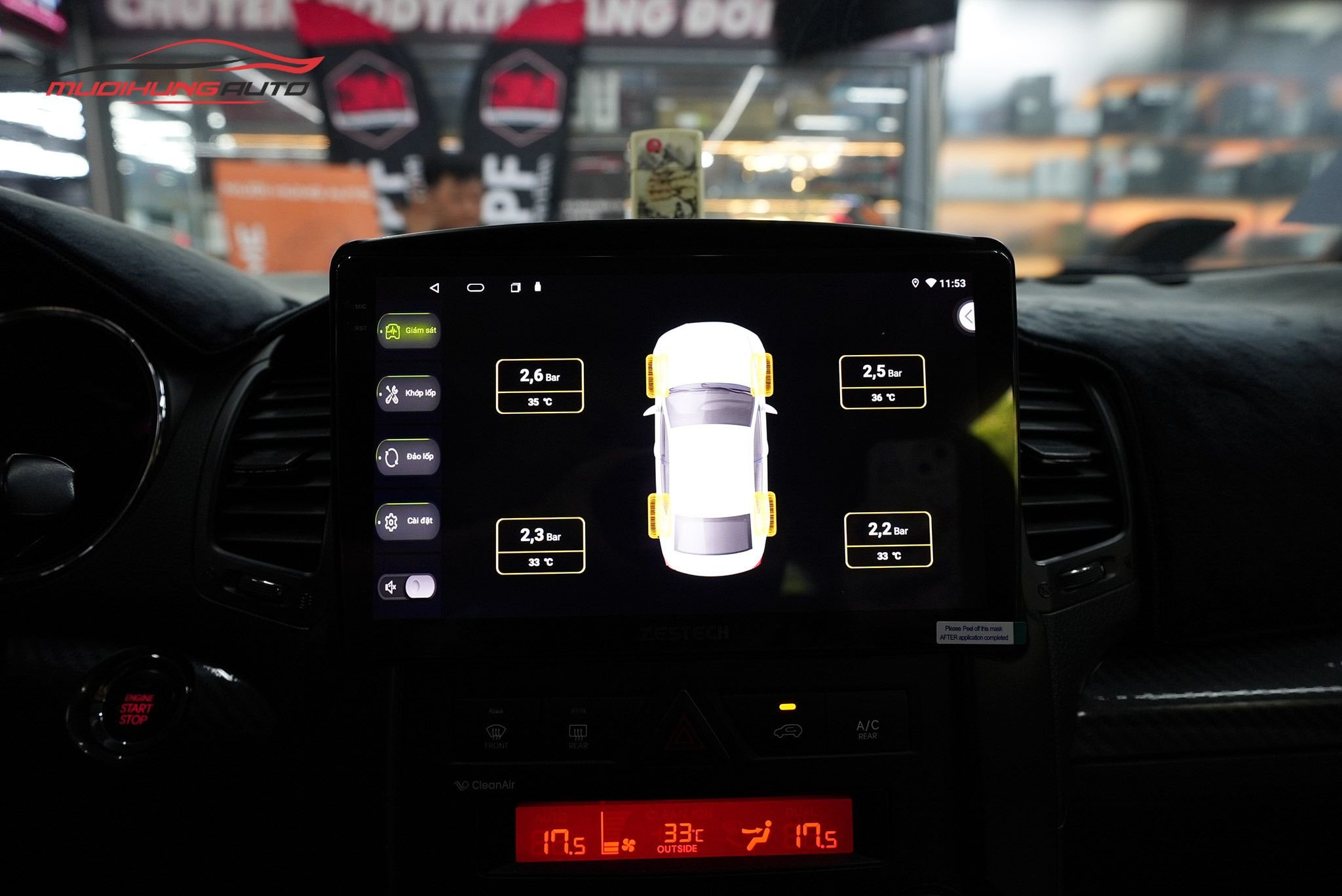 Lắp Màn Hình Zestech Z18 Cho Xe Ô Tô Kia Sorento