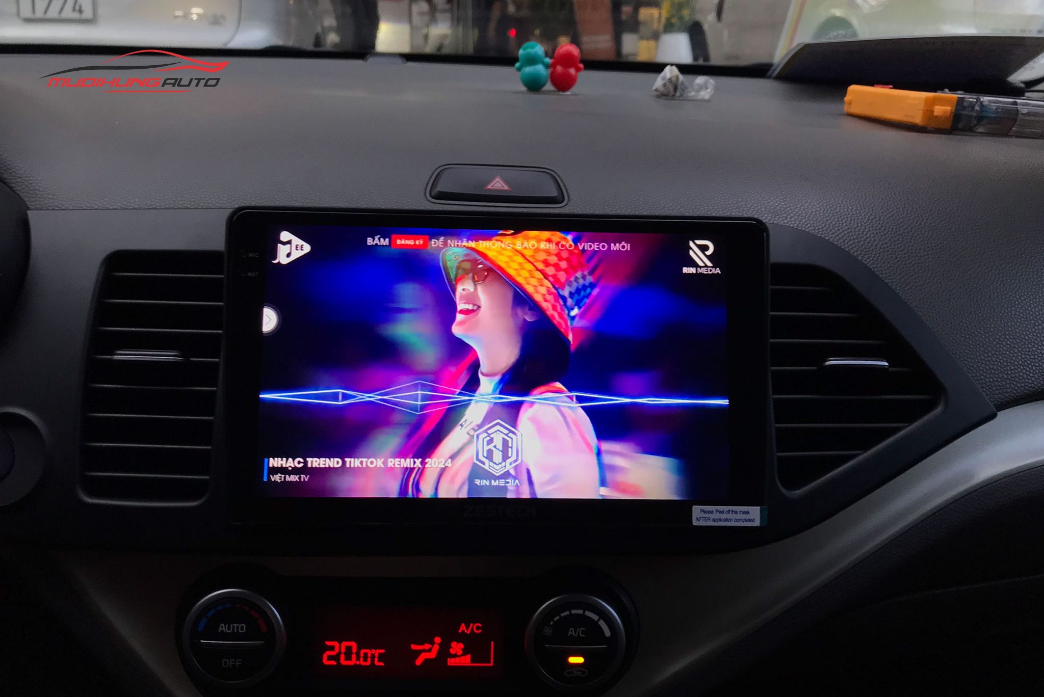 Lắp Màn Hình Zestech Z18 Cho Xe Kia Morning 2017