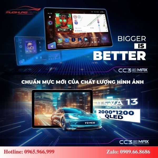 Đại Lý Phân Phối Và Lắp Đặt Màn Hình Teyes Chính Hãng TPHCM
