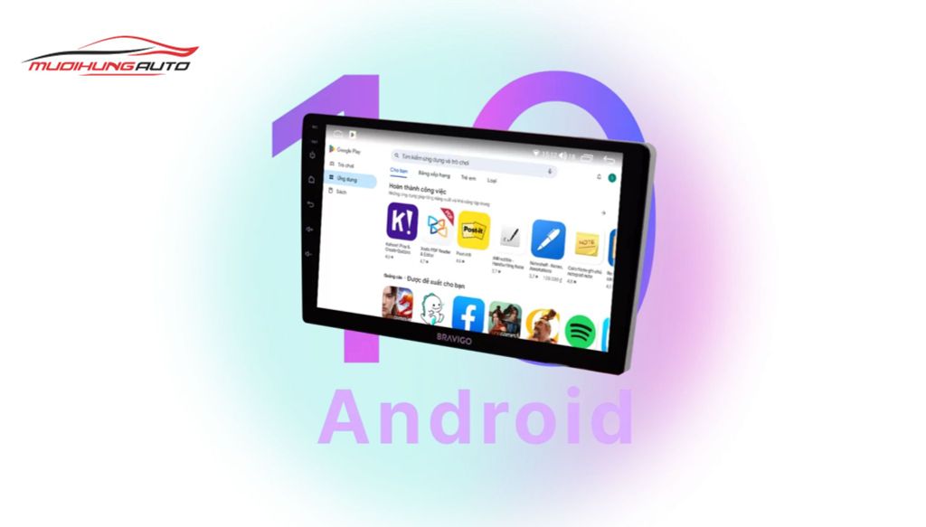 Màn hình xe hơi Bravigo 360 Ultimate New