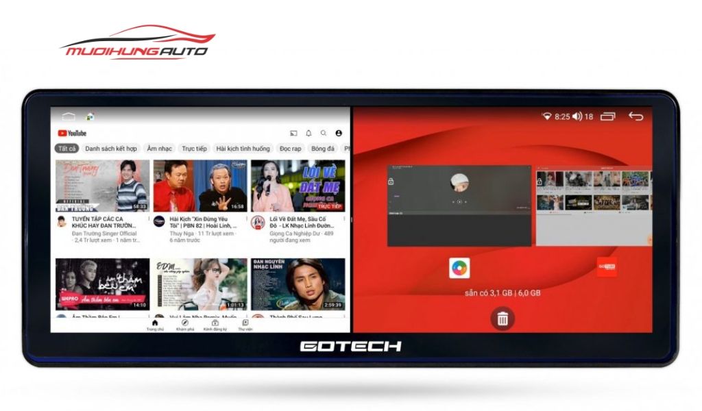 Màn hình xe hơi Gotech GT Evo