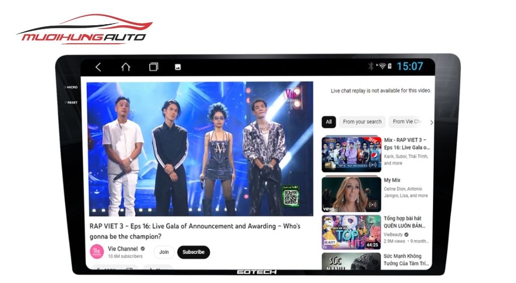 Màn hình xe hơi Gotech GT2K Max