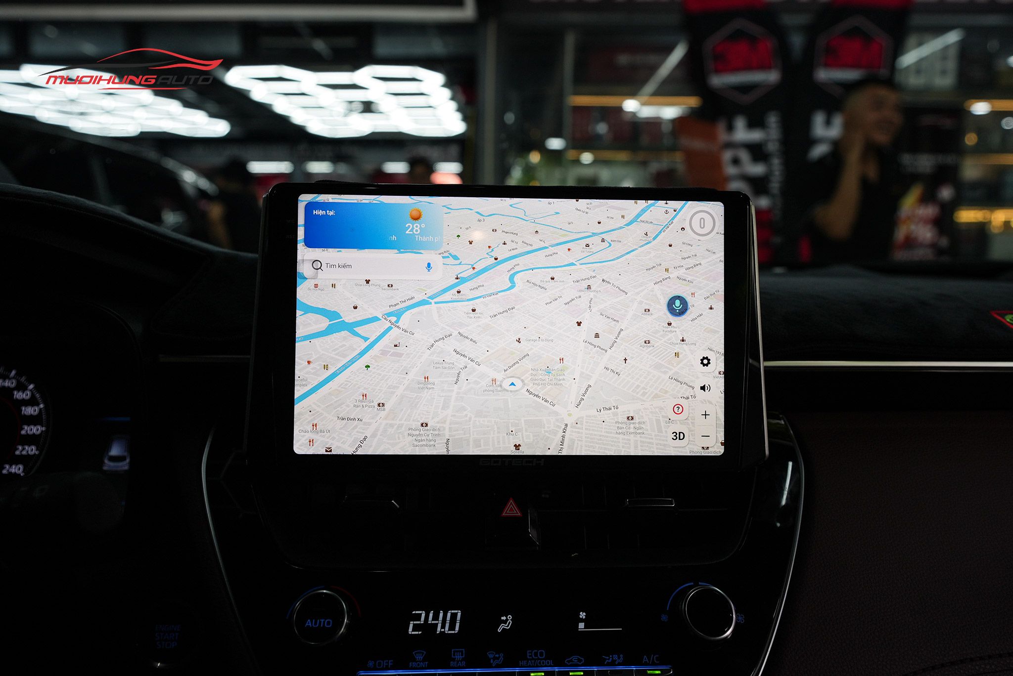 Lắp Màn Hình Gotech GT2K Cho Xe Ô Tô Toyota Corolla Cross 2022