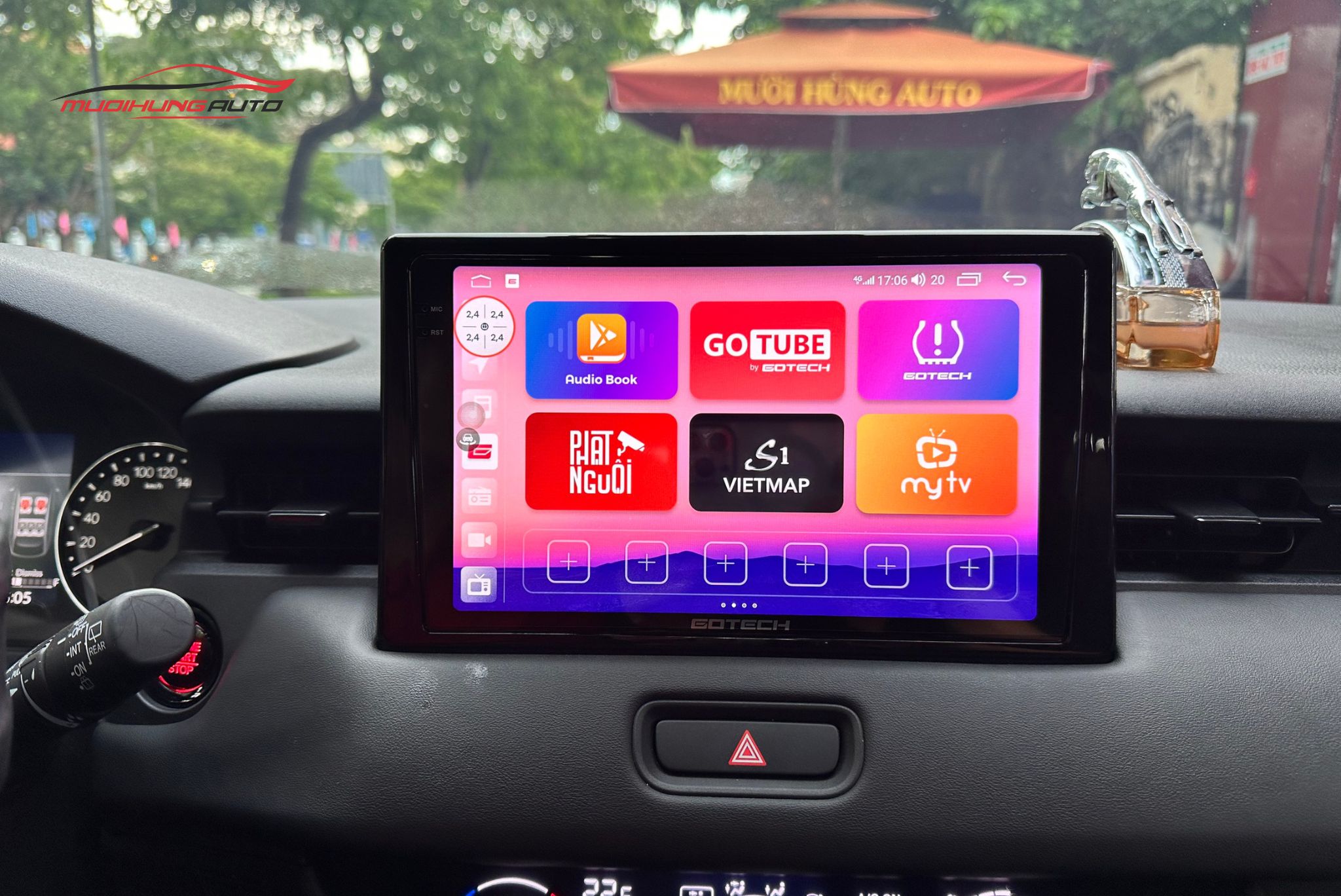 Lắp Màn Hình Gotech GT2K Cho Xe Ô Tô Honda HRV 2023