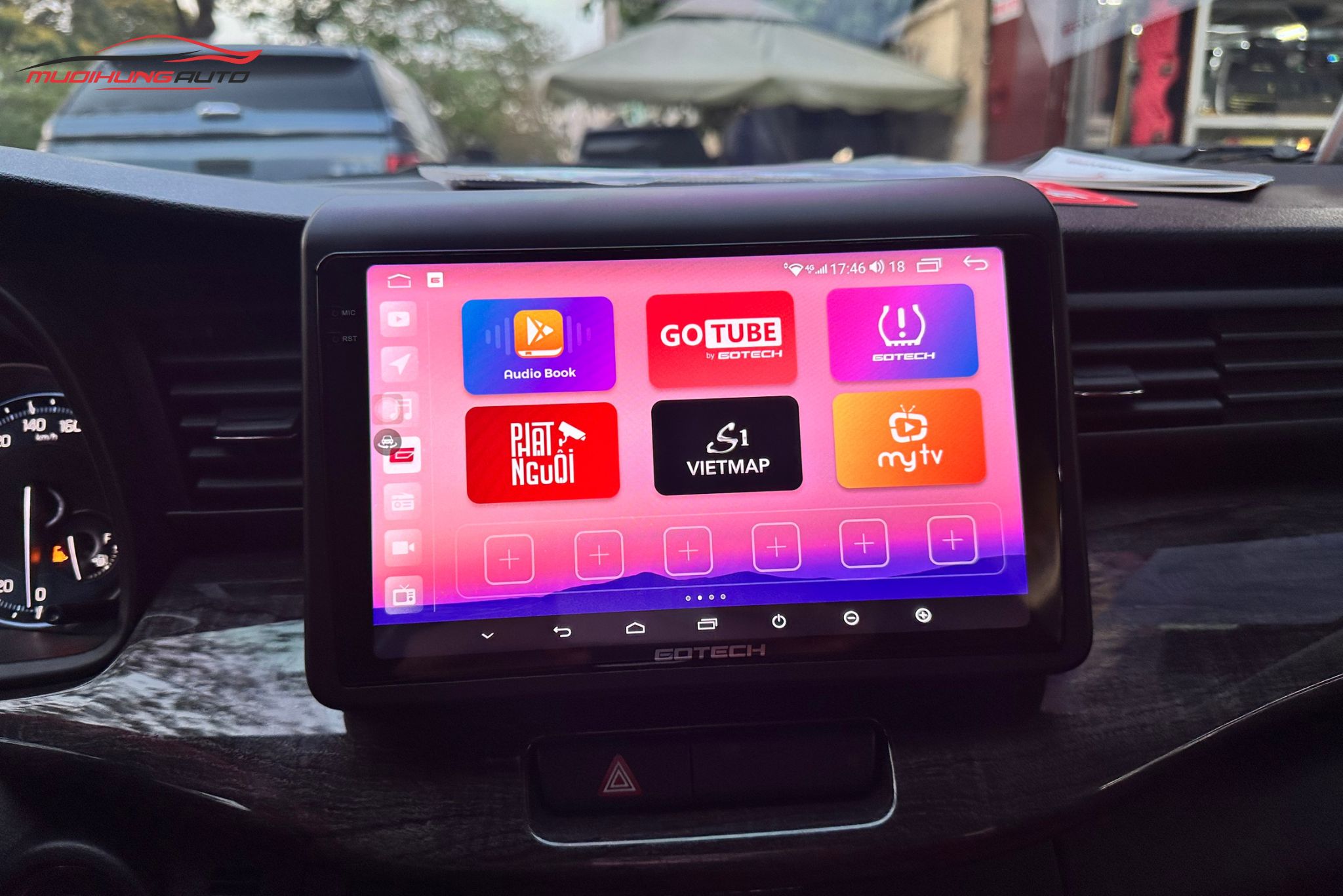 Lắp Màn Hình Gotech GT2K Cho Xe Ô Tô Suzuki Ertiga 2022