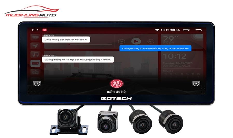 Màn hình xe hơi GT12.3I 360