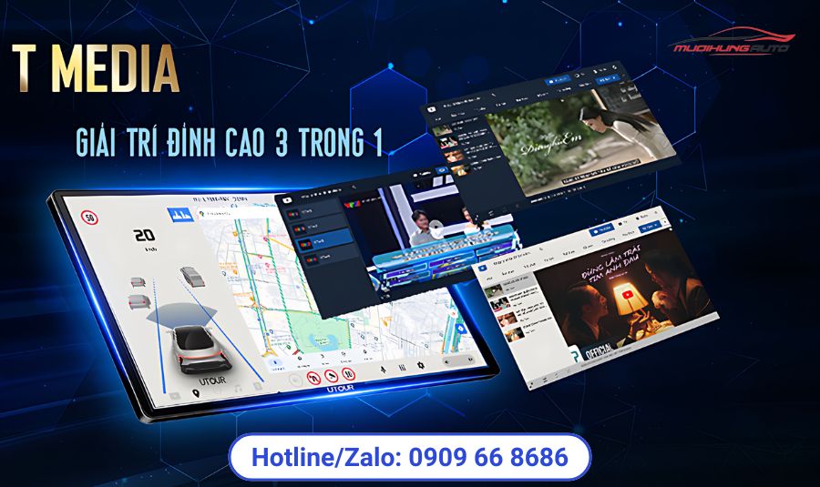 Màn hình xe hơi Utour AI ADAS US - i13