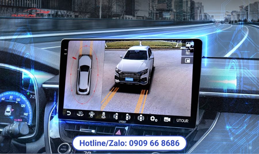 Màn hình xe hơi Utour AI ADAS US 360 - i1