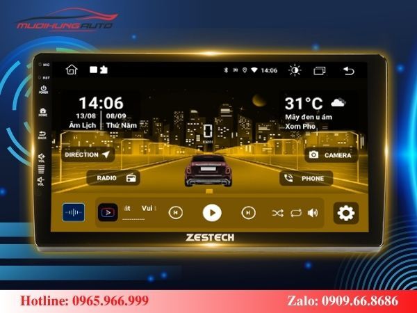 Đại Lý Phân Phối Và Lắp Đặt Màn Hình Zestech Chính Hãng