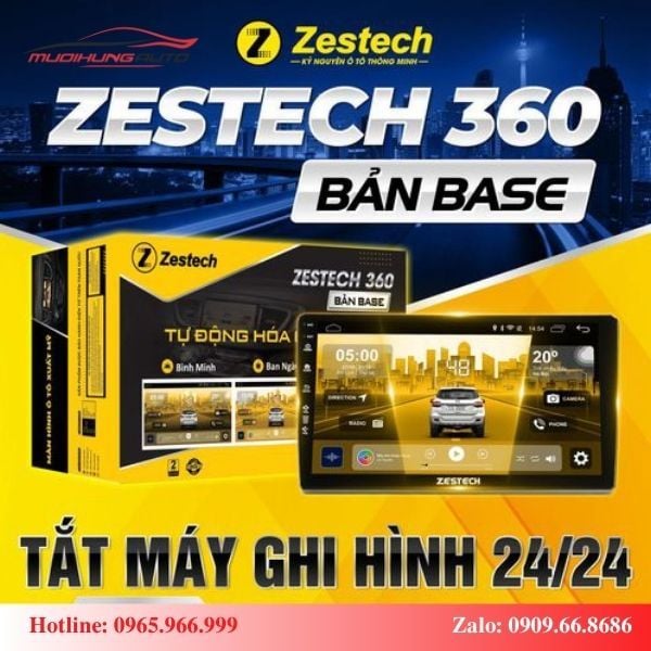 Màn hình Zestech cho xe Nissan Sunny