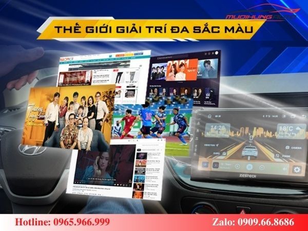Đại Lý Phân Phối Và Lắp Đặt Màn Hình Zestech Chính Hãng