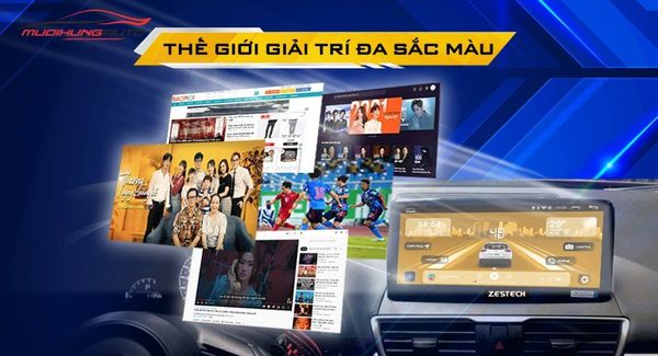 Màn hình Zestech Mazda 3 MLK 360 giải trí đa phương tiện