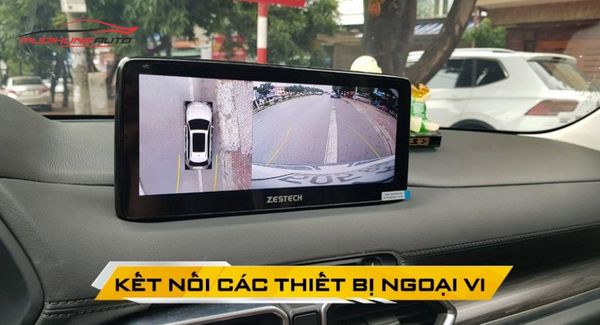 Màn hình Zestech Mazda 3 MLK 360 kết nối các thiết bị ngoại vi