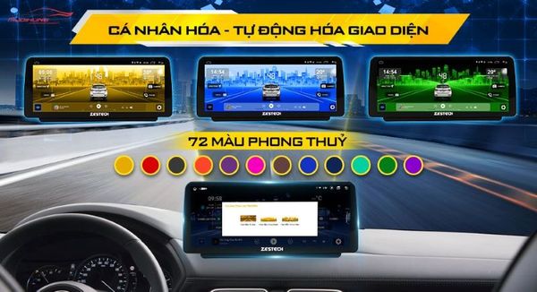 Màn hình Zestech Mazda MLK 360 có giao diện cá nhân hóa