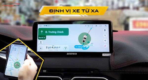 Màn hình Zestech Mazda MLK 360 định vị xe từ xa