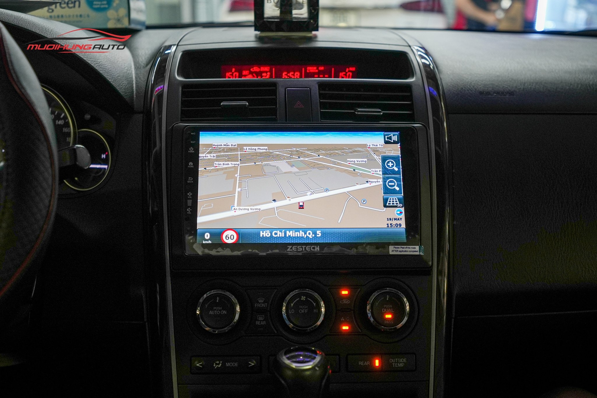 Lắp Màn Hình Zestech S100J Cho Xe Ô Tô Mazda CX-9