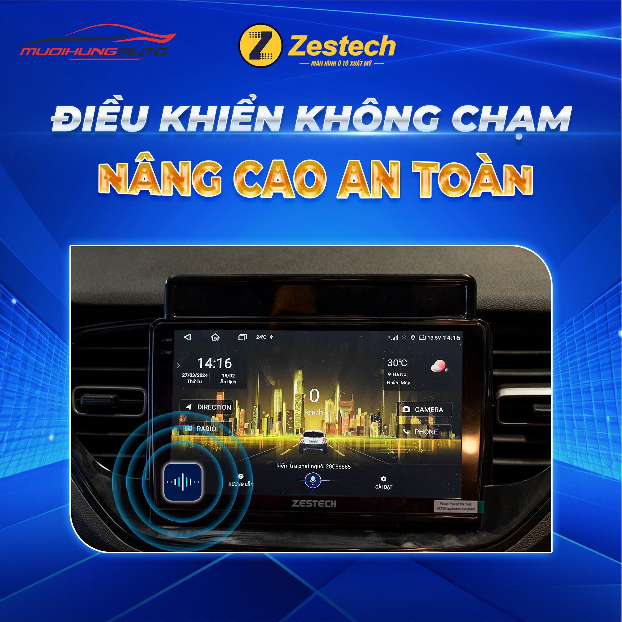 Màn Hình Z18 360 Cho Xe Ô Tô Hyundai Accent