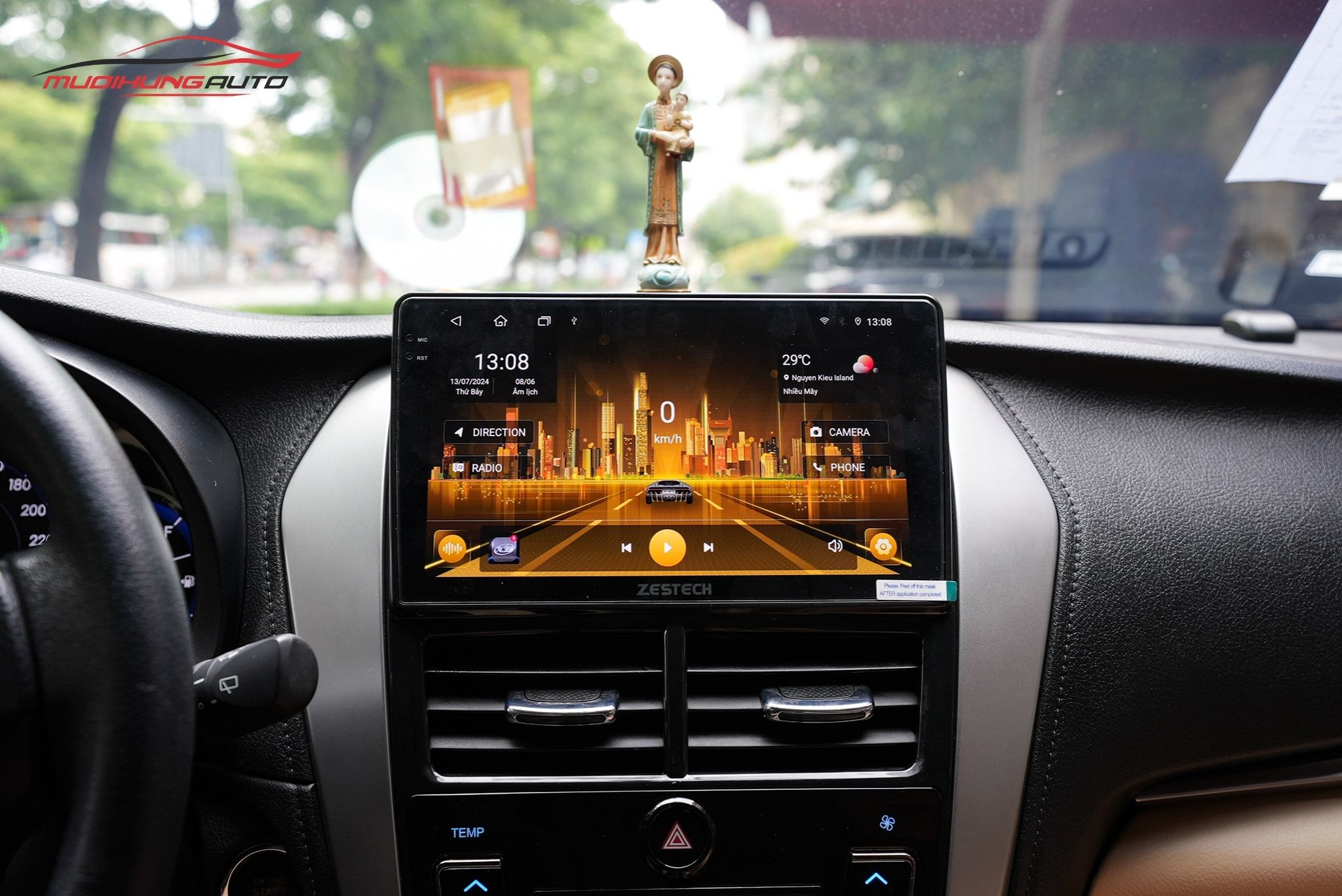 Lắp Màn Hình Zestech Z18 360 Cho Xe Toyota Yaris 2020