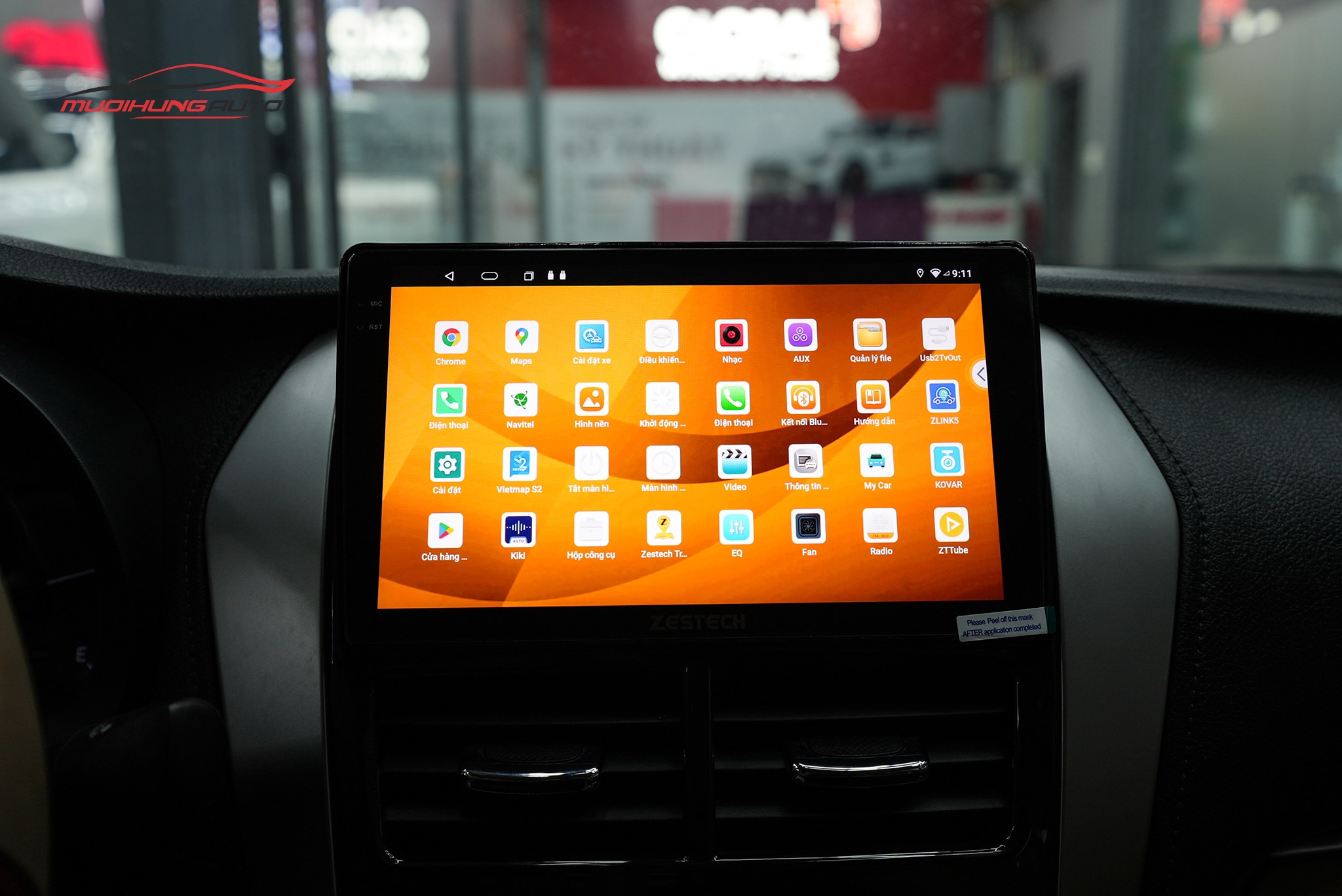 Lắp Màn Hình Zestech Z18 Cho Xe Ô Tô Toyota Vios