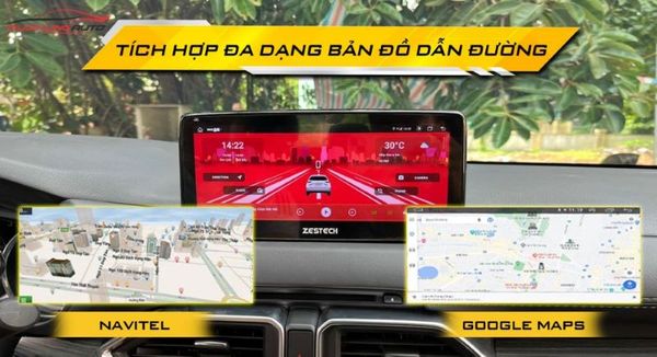 Màn hình Zestech Z800 Pro dẫn đường thông minh