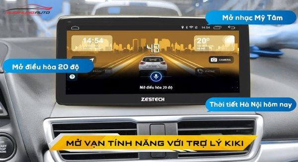Màn hình Zestech Z800 Pro điều khiển bằng giọng nói