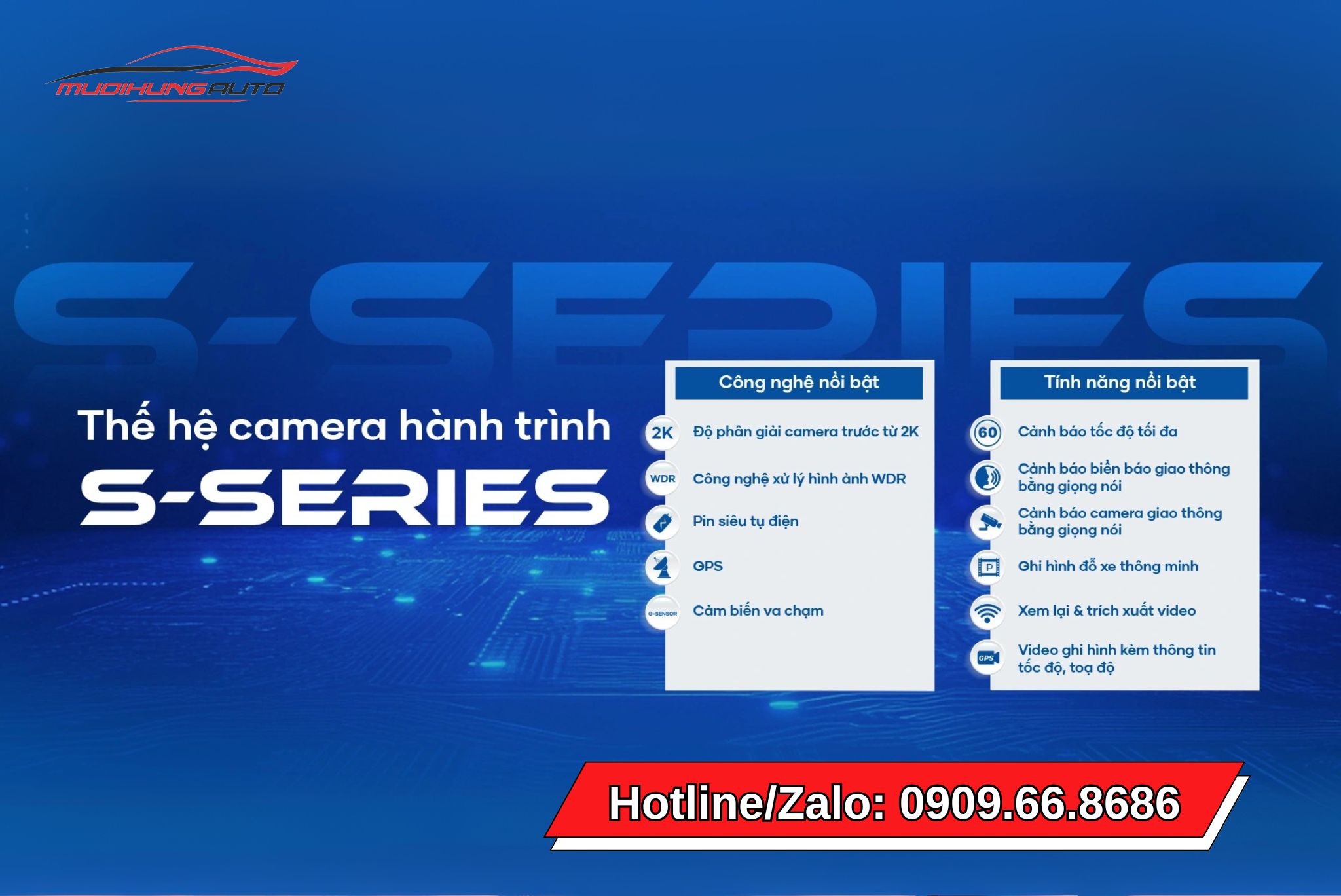Camera hành trình ô tô Vietmap S-Series