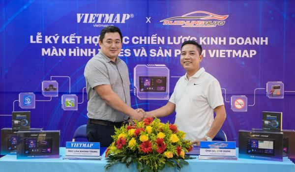 Mười Hùng Auto ký kết hợp tác chiến lược kinh doanh cùng Vietmap